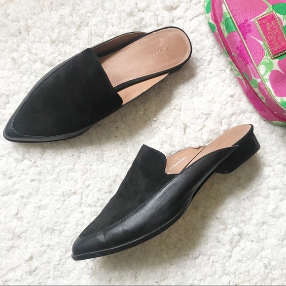 Halogen Shoes - Halogen Black Leather Corbin Mule Size 8.5